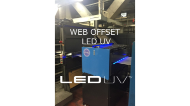 弊社は世界発のオフセット輪転機によるLED化に成功！